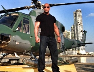 Dwayne Johnson estará en Panamá por alrededor de dos semanas